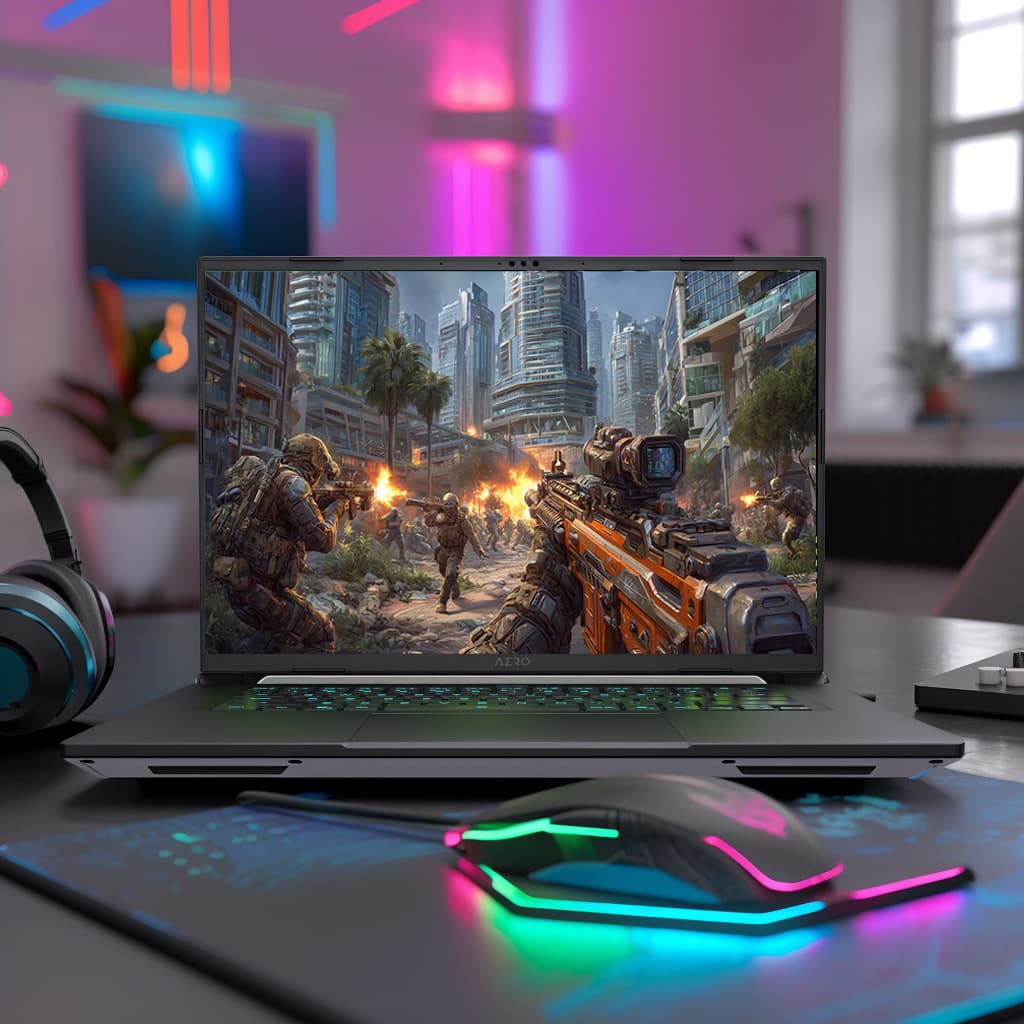 게이밍 RTX5070 고사양 고성능 그래픽작업용 영상편집 라이젠7 AI 기가바이트 노트북